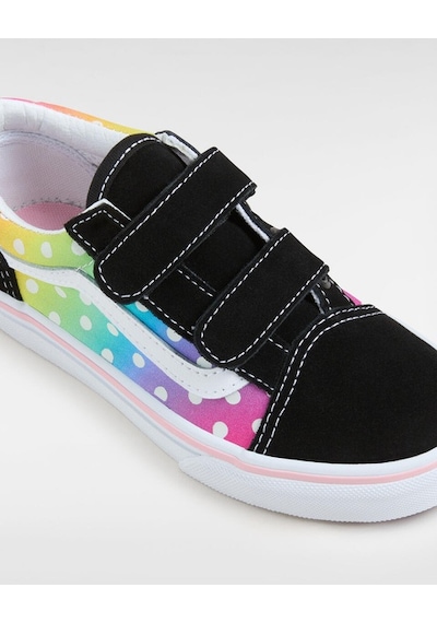 Vans Çocuk Çırtçırtlı Ayakkabı - Old Skool V Karışık Çok Renkli