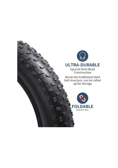 Fat Bıke 20 X 4.0 Dış Lastik Chao Yang E Bıke 3mm Zırhlı Lastik