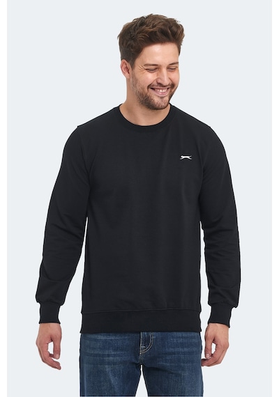 Slazenger Orvar In Erkek Siyah Sweatshırt Siyah