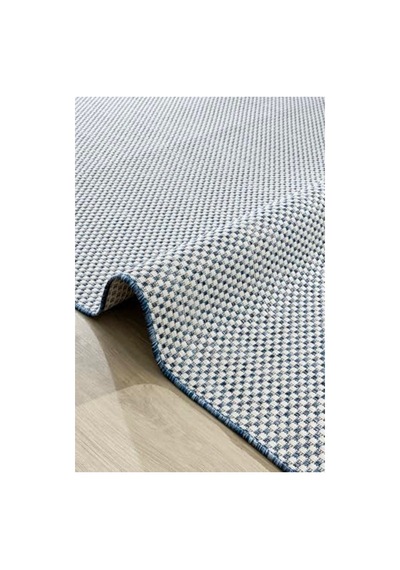100x200 Cm Ekru Lacivet İskandinav Jüt Halı, Yıkanabilir