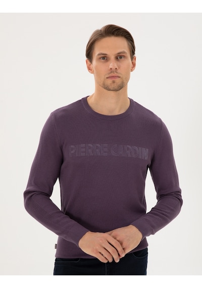 Pierre Cardin Erkek Mor Kazak /triko 50296419-vr038 Mor