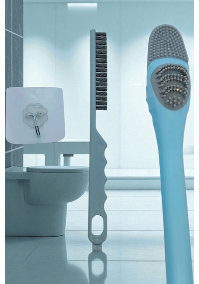 Renkli Silikon Banyo Tuvalet Klozet Temizleme Fırçası Çok Renkli