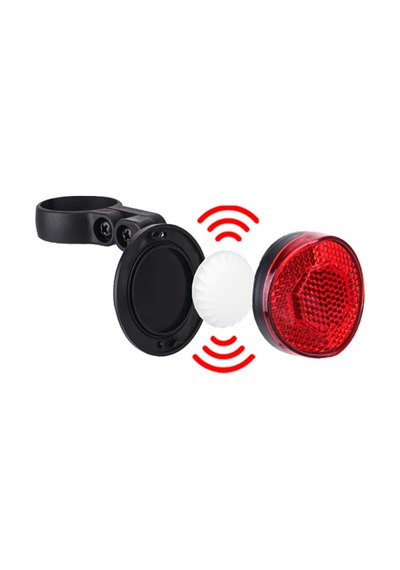 Micflip P20 Bisiklet Reflektörü Suya Dayanıklı Akıllı Takip Cihaz Özellikli Kırmızı