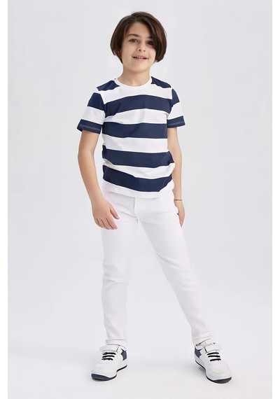 Çlm Store 23 Nisan 29 Ekim Likralı Erkek Çocuk Pantolon Beyaz Beyaz
