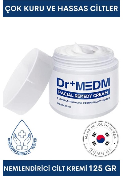 Dermal Dr+ Medm Facial Remedy Kuru ve Hassas Ciltler İçin Nemlendirici Yüz Kremi 125 G