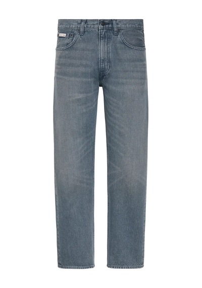 Calvin Klein 90s Straıght Blue As, Sco Mavi Erkek Kot Pantolon