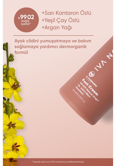 Iva Natura Sarı Kantaron Özlü Yoğun Onarım Yenileyici Ayak Bakım Kremi 125 ML