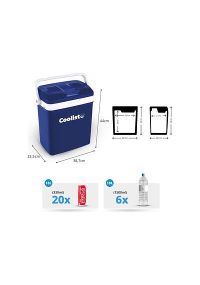 Clt18 12-220 V 18 Lt Termoelektrikli Araç Buzdolabı