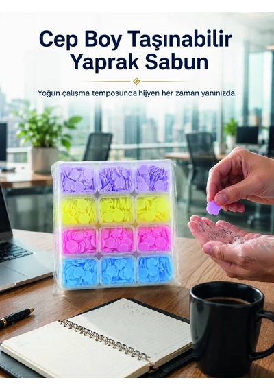 24 Adet Yaprak Sabun İle Pratik Hijyen Diğer