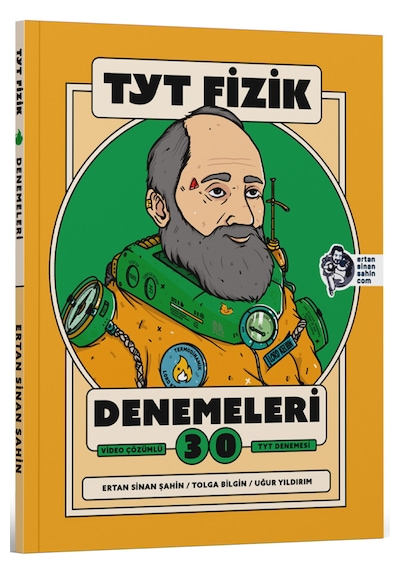 Ertan Sinan Şahin TYT Fizik Denemeleri Video Çözümlü 30 TYT Denemesi KR Akademi Yayınları