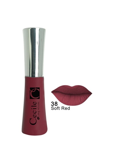 Cecile Long Kisses Kalıcı Mat Dudak Parlatıcı 38 Soft Red