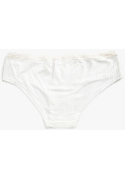 Koton Dantelli Hipster Külot Ekru 2slk30056mk Beyaz Koton Dantelli Hipster Külot Ekru 2slk30056mk Beyaz