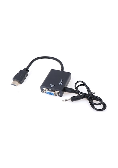 4289 Hdmi To Vga Ses Destekli Monitör Dönüştürücü Kablo Çevirici