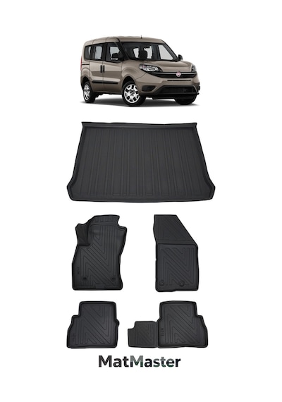 Fiat Doblo 2011 Model 5d Premium Ekstra Havuzlu Paspas Ve Bagaj Havuzu Set