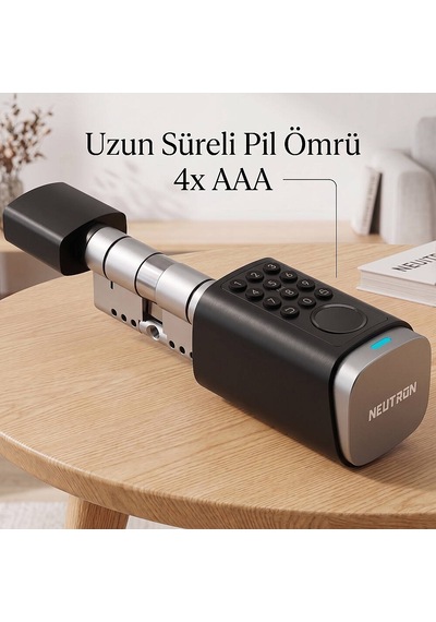 Neutron Ntl-sc-09fkpb Akıllı Kapı Kilidi Siyah