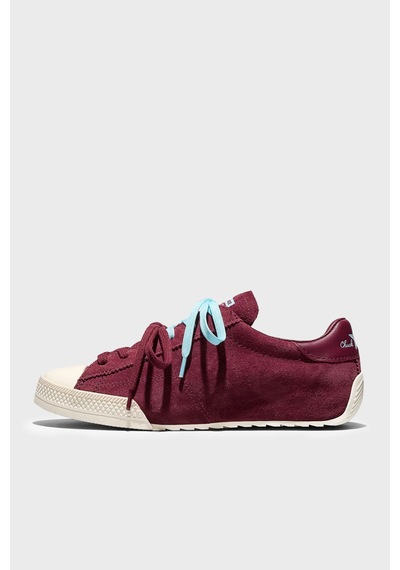 Converse Logolu Hakiki Deri Sneaker Ayakkabı Kadın Ayakkabı A20130c 625 Bordo-beyaz Converse Logolu Hakiki Deri Sneaker Ayakkabı Kadın Ayakkabı A20130c 625 Bordo-beyaz