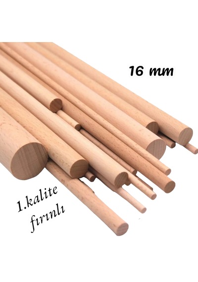 Ahşap Kayın Kavela 1. Sınıf Fırınlı 16 Mm 30 Cm 10 Ad