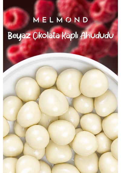 Beyaz Çikolatalı Freeze Dried Ahududu Draje