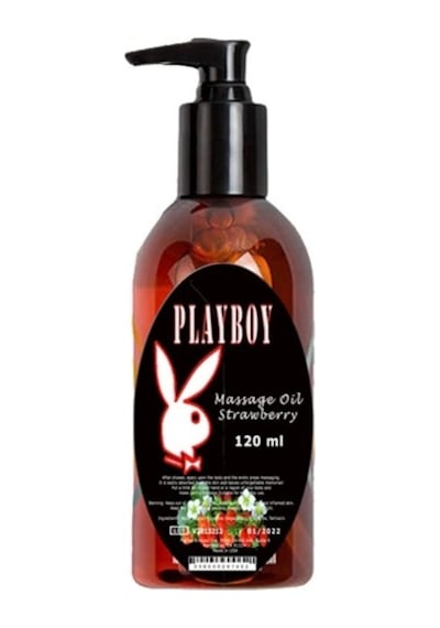 Playboy Çilekli 120 Ml Aromaterapi Masaj Yağı Çilekli Playboy 120 Ml