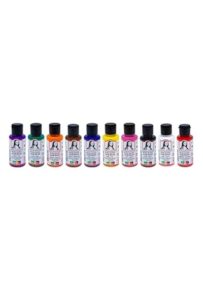 Akrilik Boya Seti, 10 Renk 40 Ml İçin Tuval, Ahşap, Taş Ve Seramik Boyama 0,15 L
