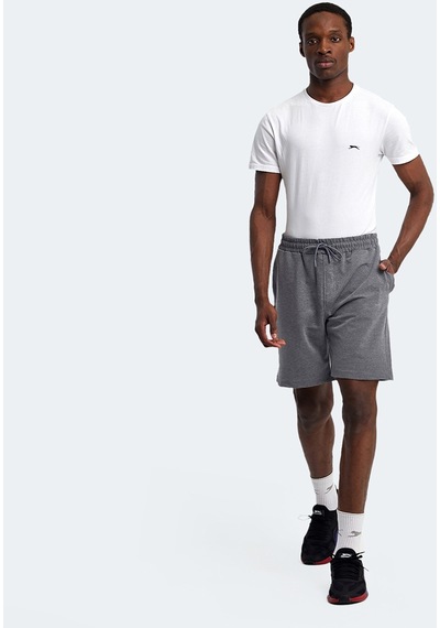 Slazenger KALLIE Erkek Cepli Gri Şort
