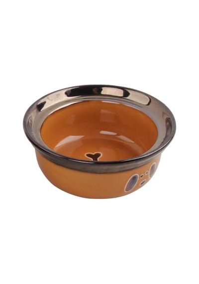 Pawise Seramik Mama Kabı Turuncu 1100 Ml
