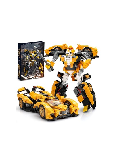 Sillbird 2'si 1 Arada Model Araba Ve Transformers Robot Setı,998 Parça, 8+ Yaş Için Koleksiyonluk Oyun Setleri