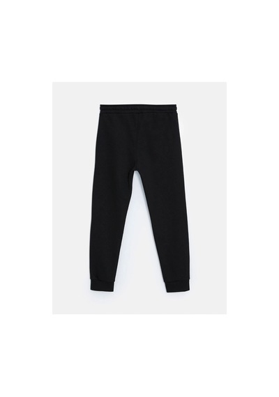 LC Waikiki Lcw Kids Siyah Beli Lastikli Erkek Çocuk Kalın Jogger Eşofman Altı Yeni Siyah