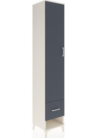 Hyperion Dolap 3 Raflı Tek Çekmeceli Tek Askılı 44x44x243 Aytaşı-antrasit Aytası Hyperion Dolap 3 Raflı Tek Çekmeceli Tek Askılı 44x44x243 Aytaşı-antrasit Aytası