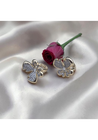 Aura Blossom Küpe Altın