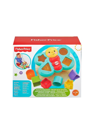Cdc22 Fisher-price Şekil Eşleştirme Arkadaşı Kelebek / Sıralama Ve Şekil Ayırma Oyuncakları Çok Renkli