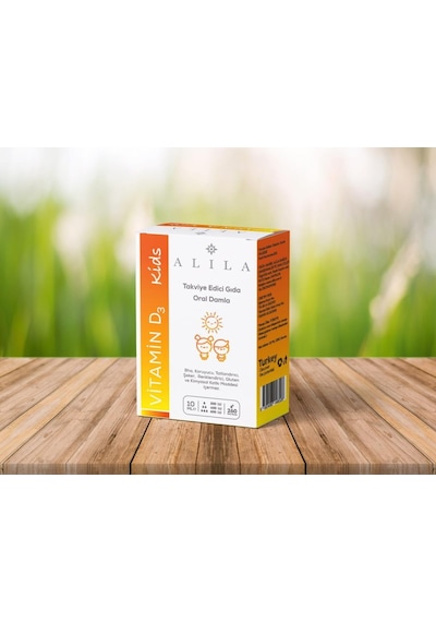 Alila Vitamin D3 Kids Damla 10 ML