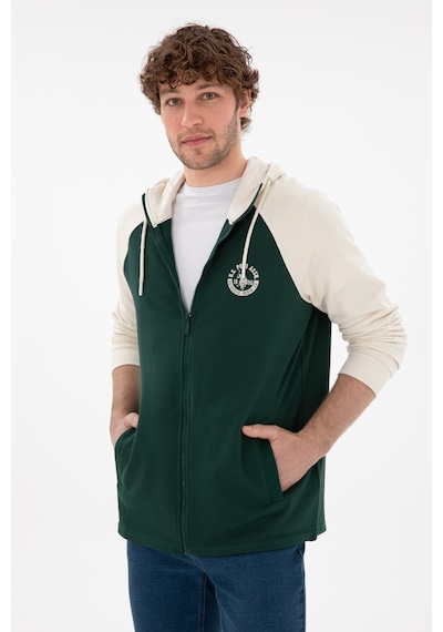 U.s. Polo Assn. Erkek Koyu Yeşil Hırka Örme 50293396-vr079 Koyu Yesıl Koyu Yeşil