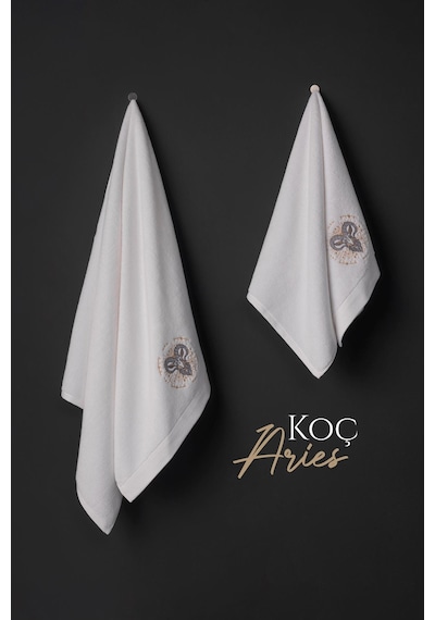 Varol %100 Microcotton Üst Kalite Havlu Seti Burç Nakışlı Koç-standart Koç Diğer