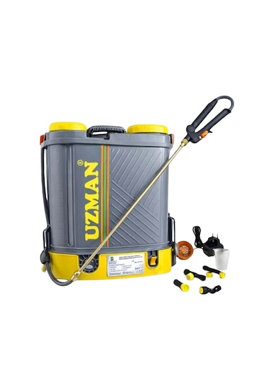 Uzman Sırt Tipi Akülü İlaçlama Pompası 16 Lt 5.5 Kg