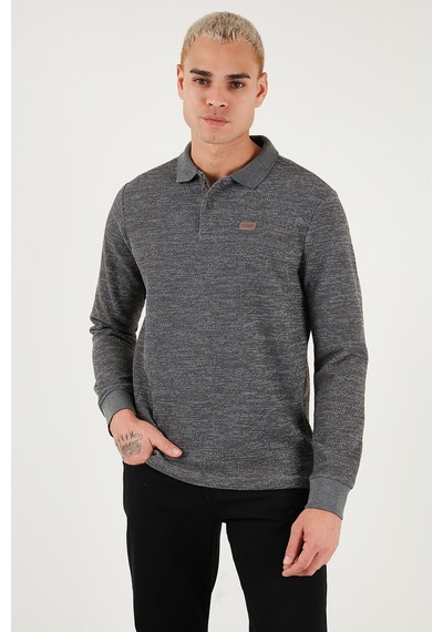 U.S. Polo Assn. U.s. Polo Assn Erkek Sweat G081sz0822226326 Gri Melanj Gri Melanj