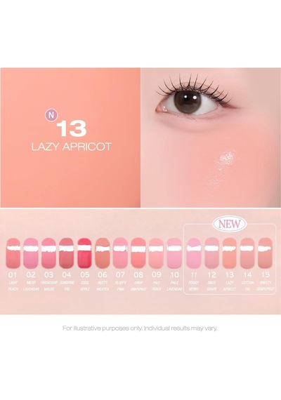 İnce Yapılı, Ciltle Bütünleşen, Pigmentli Likit Allık Syrupy Tok Cheek 13 Lazy Apricot