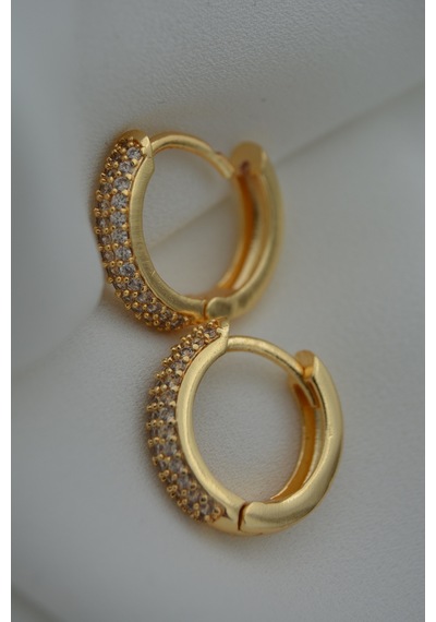 Stoneagejewellery Stoneage Zirkon Taşli Kilitli Küpe N11.88571 Çok Renkli