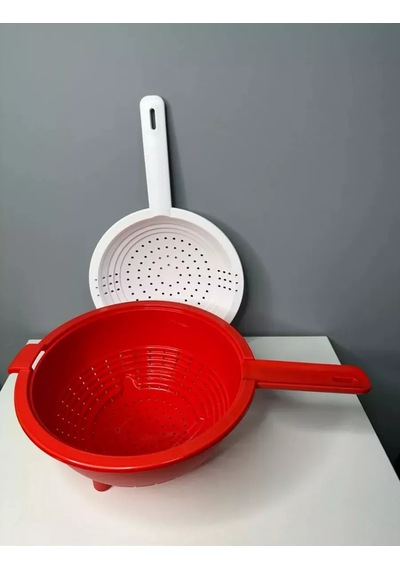 Tupperware Tupperware Çift Taraflı Süzgeç 186704354 Kırmızı