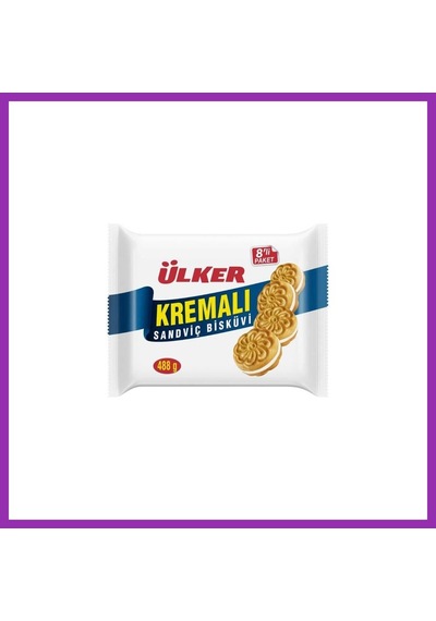Bezos Kremalı Biskuvi 8lı 488gr Bty