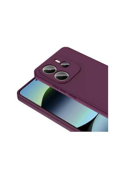 Xiaomi Redmi Note 14 4g Kılıf Zore Mara Lansman Kapak Koyu Mor