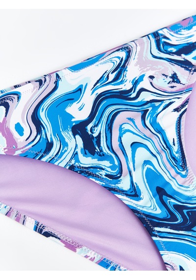 Lcw Dream Mor Desenli Kadın Bikini Alt