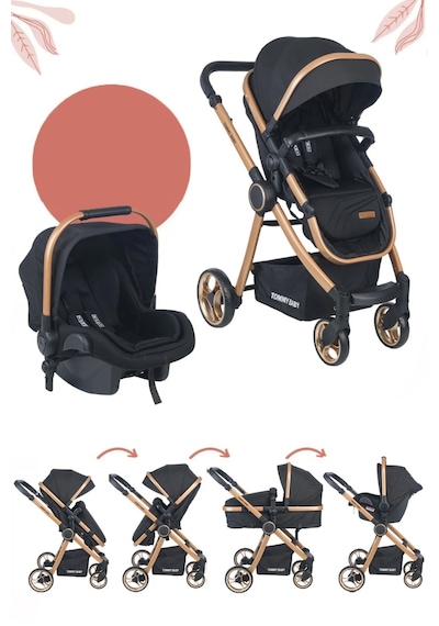 Tommybaby Toranto Gold Vip Travel Sistem Bebek Arabası Puset