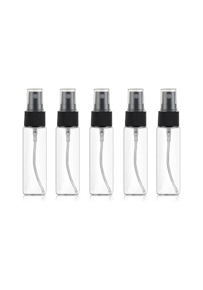 5 Adet 30ml Güzellik Şeffaf Plastik Atomizer Boş Sprey Şişesi İnce Mist Şişe Seti