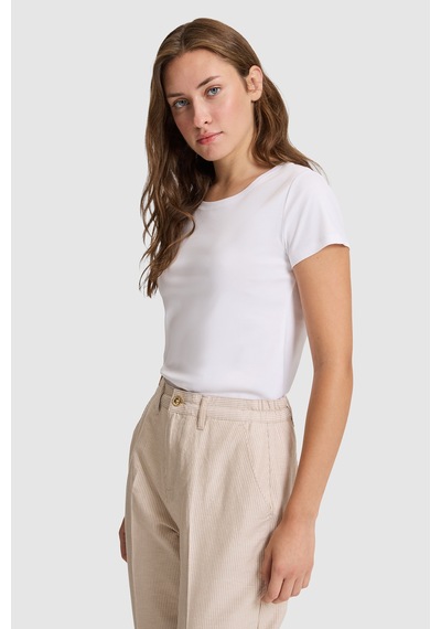 U.S. Polo Assn. U.s. Polo Assn. Kadın Beyaz Tişört Basic 50324939-vr013