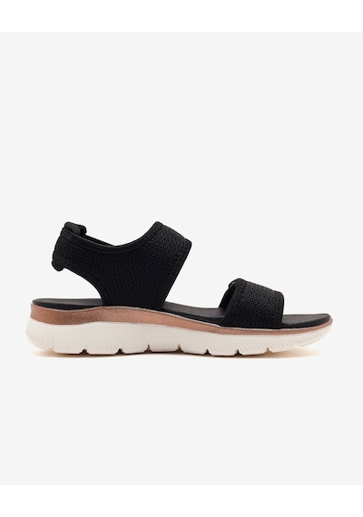 Skechers Summıts Kadın Siyah / Pembe Altin Sandalet 163158 Bkrg Siyah
