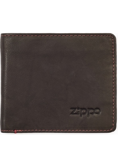 Zippo Deri Cüzdan Moka Kahverengi