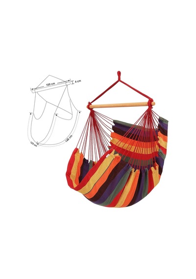 Songmıcs Hamak Sandalye, 180 X 125 Cm Tüv Rheinland Maks. Statik Yük 200 Kg, İç Ve Dış Mekan, Gökkuş Diğer