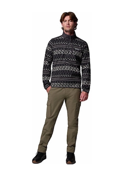 Columbia Erkek Outdoor Çeyrek Fermuarlı Polar Üst 2097741012 Siyah Siyah