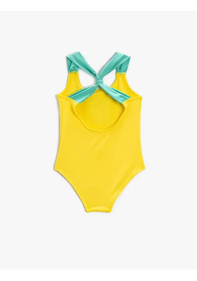 Koton Mayo Pul Detaylı Ananas Baskılı Sarı Desenli 2skg30018bm Sarı Desenli Sarı